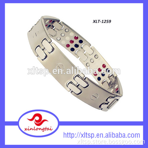 Costume fashion magnetic hematite bracelet for men
